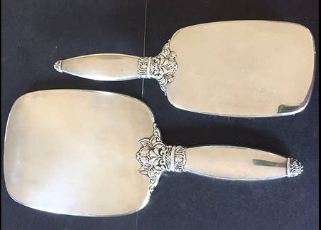 8502 (Sterling, Hollowware) Mirror with Handle