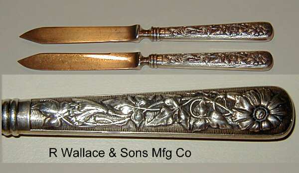 WAS98 (SILVERPLATE) Individual Fruit Knife with Silverplate Blade