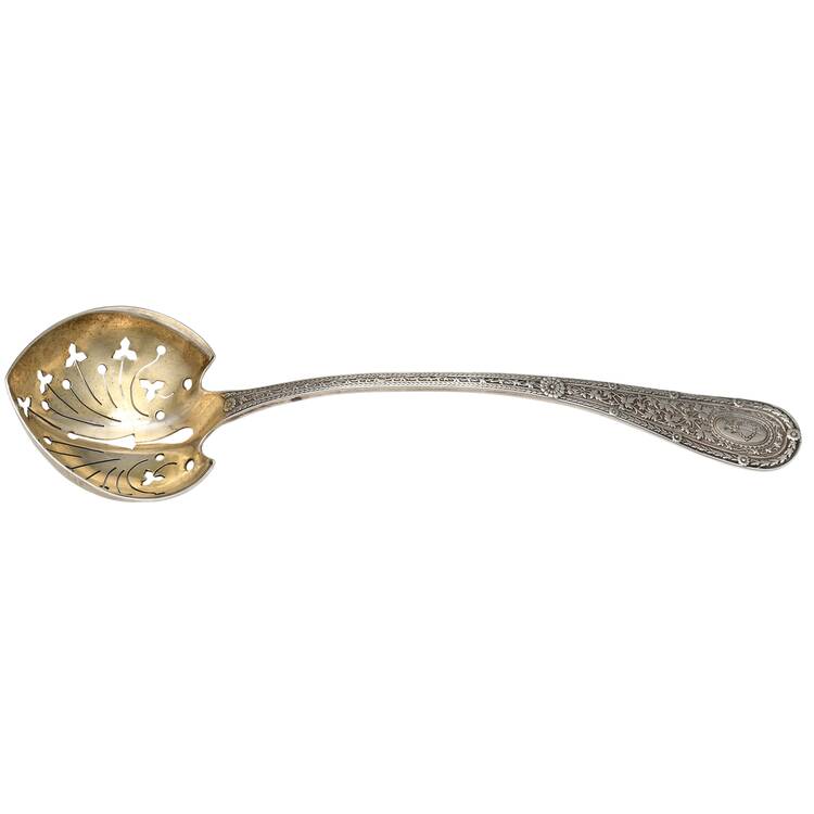 Laureate (Sterling, 1890, Monograms) Small Sugar Sifter