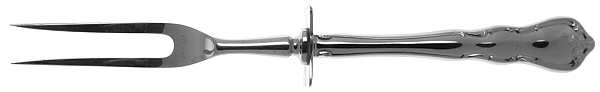 Discretion (Stainless) Small Steak Carving Fork with Stainless Prongs