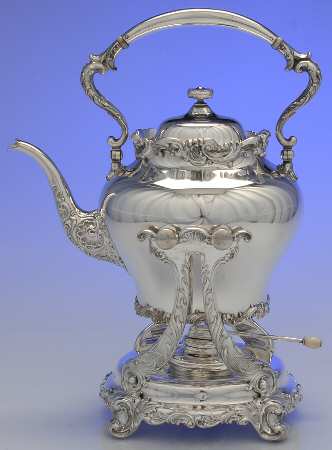 6693 (Sterling, Hollowware) Kettle, Stand & Burner
