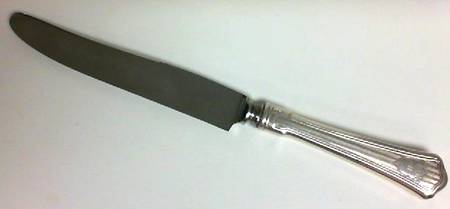 Hamilton (Sterling, 1911, No Monograms) New French Hollow Knife with Bolster