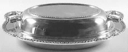 Castledon (Silverplate Hollowware) 12" Oval Double Vegetable