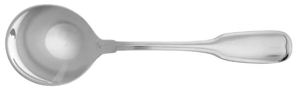 WAS101 (STAINLESS) Round Bowl Soup Spoon (Cream Soup)