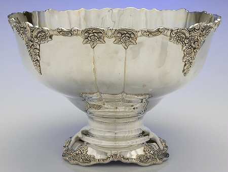 Grande Baroque (Sterling, Hollowware, 4 marks) Punch Bowl