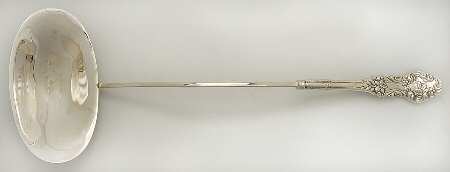 Grande Baroque (Sterling, Hollowware, 4 marks) Hollow Handle Punch Ladle with Solid Bowl