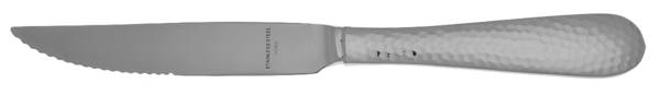 Continental Hammered (Stainless) Steak Knife Individual Hollow, Serrate HC