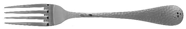 Continental Hammered (Stainless) Individual Salad Fork