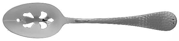 Continental Hammered (Stainless) Pierced Tablespoon (Serving Spoon)