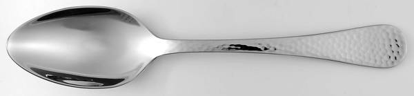 Continental Hammered (Stainless) Oval Place Soup Spoon by Wallace Silver