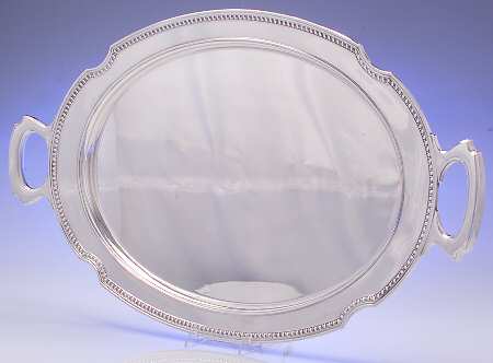 9761 (Sterling, Hollowware) Large Waiter Tray