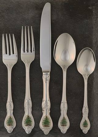 Christmas Tree (Stainless) 5 Piece Place Setting by Wallace Silver