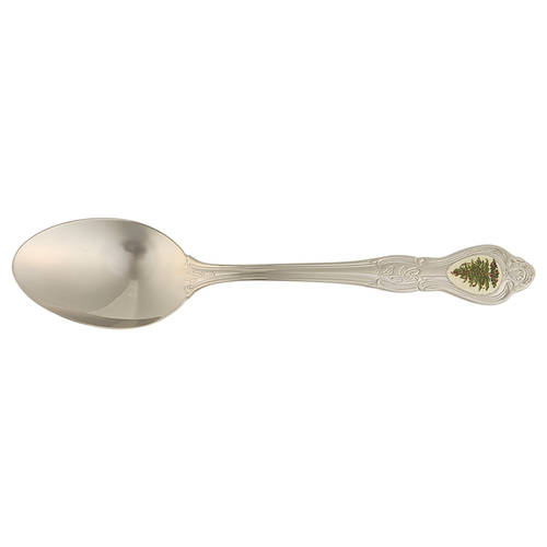 Christmas Tree (Stainless) Oval Place Soup Spoon by Wallace Silver