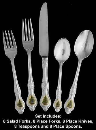 Christmas Tree (Stainless) 40 Piece Set