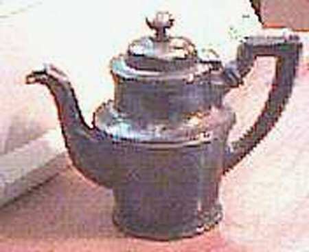 0384 (Silverplate, Hollowware) Teapot