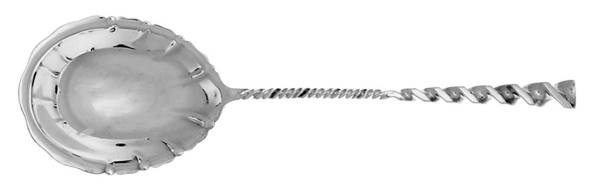 Square Twist (Sterling) Medium Solid Berry/Casserole Spoon