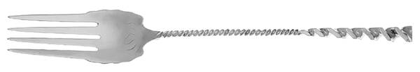 Square Twist (Sterling) Solid Salad Serving Fork