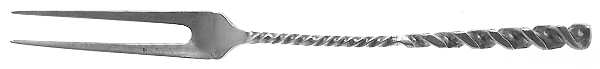 Square Twist (Sterling) Individual Berry Fork