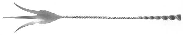 Square Twist (Sterling) Large Lettuce Serving Fork by Whiting Manf Co