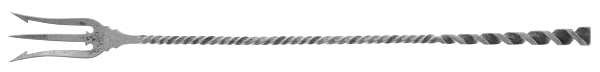 Square Twist (Sterling) Long Handle Olive Fork