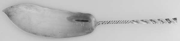 Square Twist (Sterling) Large Solid Fish Serving Knife