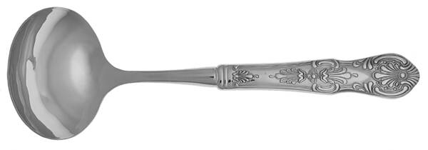 Queens (Stainless) Gravy Ladle with No Spout Stainless Bowl HC