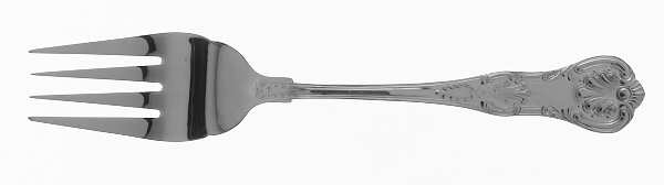Queens (Stainless) Medium Solid Cold Meat Serving Fork