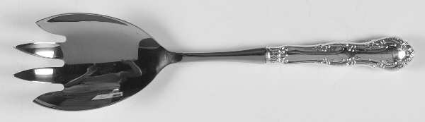 Old Atlanta (Sterling, "Wallace") Salad Serving Fork with Stainless Prongs