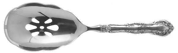 Old Atlanta (Sterling, "Wallace") Pierced Serving Spoon with Stainless Bowl