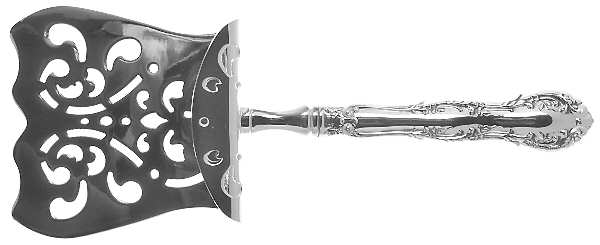 Old Atlanta (Sterling, "Wallace") Hollow Asparagus Server with Silverplate Hood