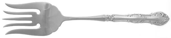 Old Atlanta (Sterling, "Wallace") Large Stainless-Tine Cold Meat Serving Fork