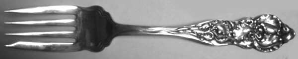 Louvre (Silverplate, 1907) Medium Solid Cold Meat Serving Fork