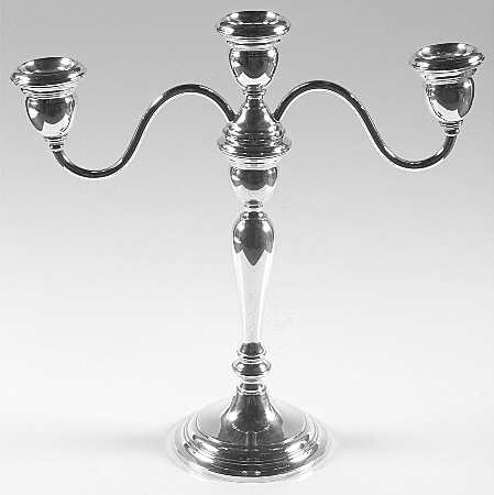 269 (Sterling, Hollowware) Large 3 Light Candelabra