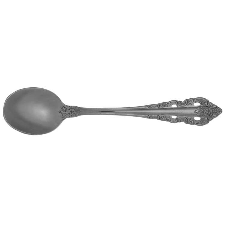 Antique Baroque (Stainless) Round Bowl Soup Spoon (Cream Soup) HC