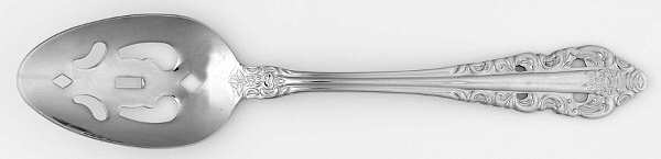 Antique Baroque (Stainless) Pierced Tablespoon (Serving Spoon)