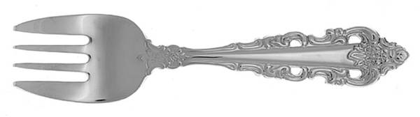 Antique Baroque (Stainless) Baby Fork