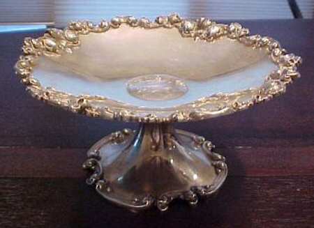 1974 (Sterling, Hollowware) Sterling Footed Cake Plate