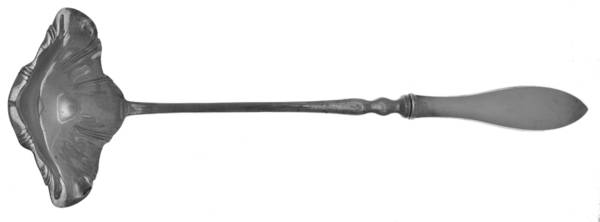 Plain Pointed (Sterling) Punch Ladle with Silverplate Bowl