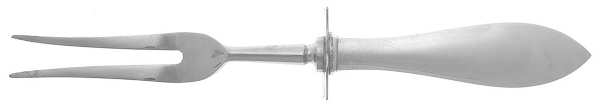 Plain Pointed (Sterling) Small Steak Carving Fork with Stainless Prongs
