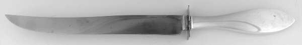 Plain Pointed (Sterling) Large Stainless Blade Roast Carving Knife