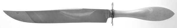 Plain Pointed (Sterling) Large Stainless Blade Roast Carving Knife