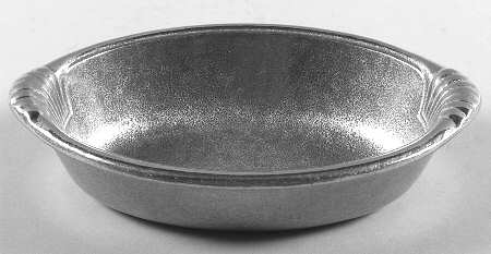 Scallop Handle (Hollowware) Pewter Potato Plate