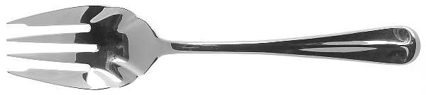 Williamsport (Stainless) Medium Solid Cold Meat Serving Fork
