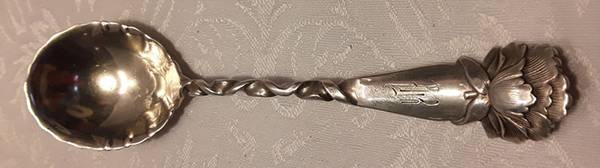 No 26 (Sterling) Monogram Sugar Spoon