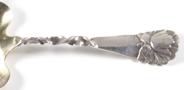 No 26 (Sterling) Solid Bon Bon Spoon with Pierced Bowl