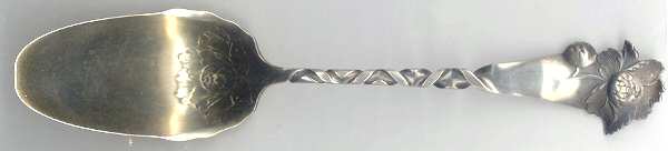 No 26 (Sterling) Solid Salad Serving Spoon
