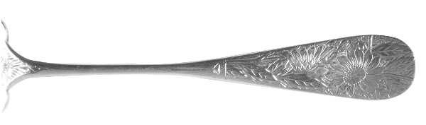 WDS15 (STERLING) Large Solid Bright Fish Serving Fork