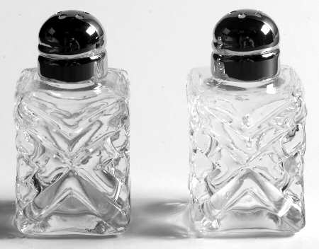 Countess (Stainless) Individual Salt and Pepper by Wallace Silver