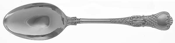 Coburg (Sterling) Pierced Tablespoon (Serving Spoon)