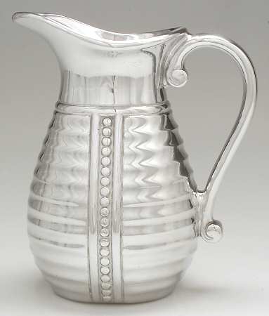 Flutes & Pearls (Pewter, Hollowware) Pitcher Water